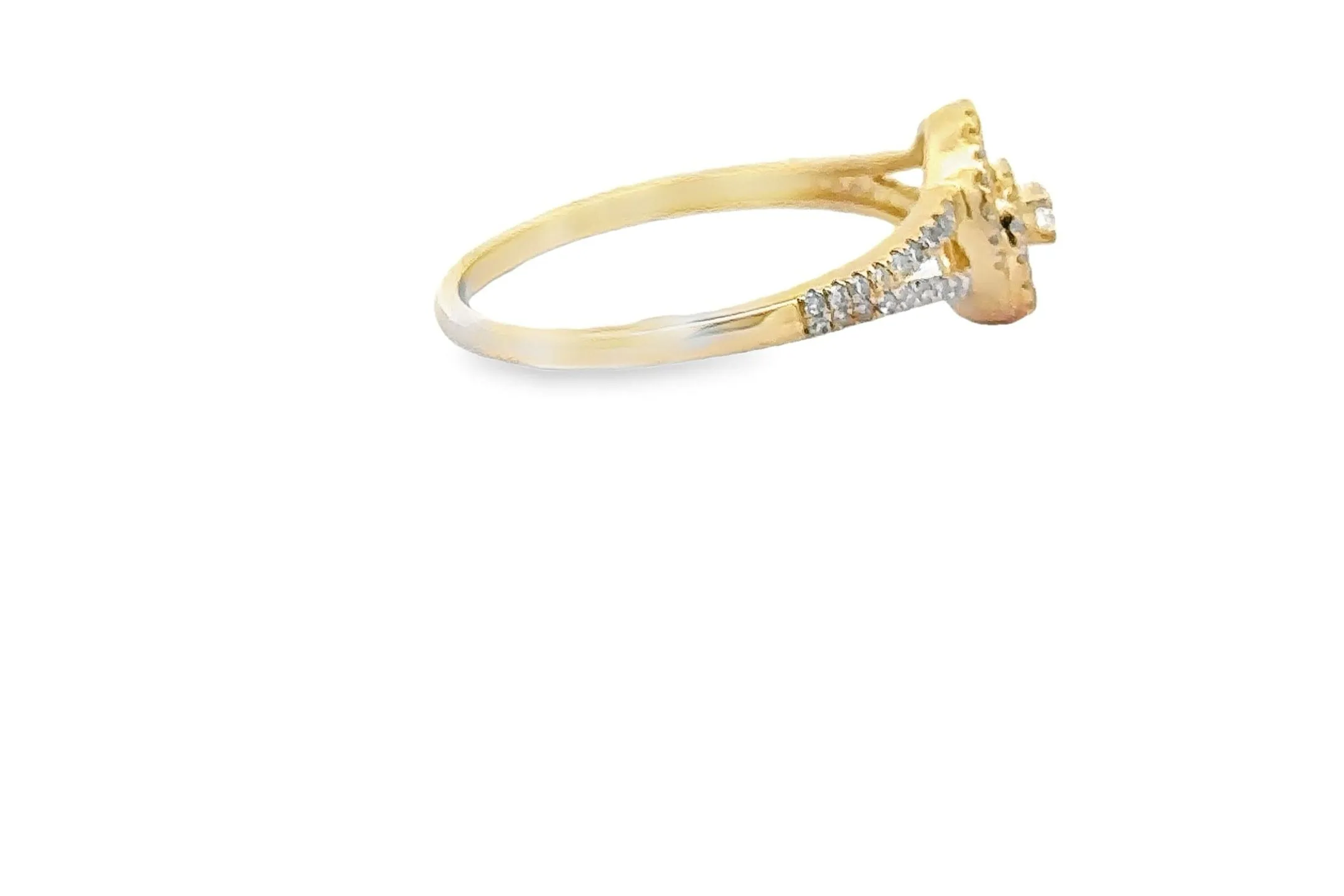 10K Gold 0.20 CTW Diamond Ladies Ring