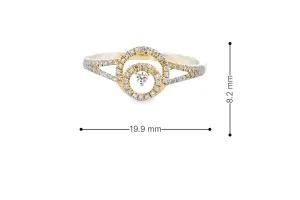 10K Gold 0.20 CTW Diamond Ladies Ring