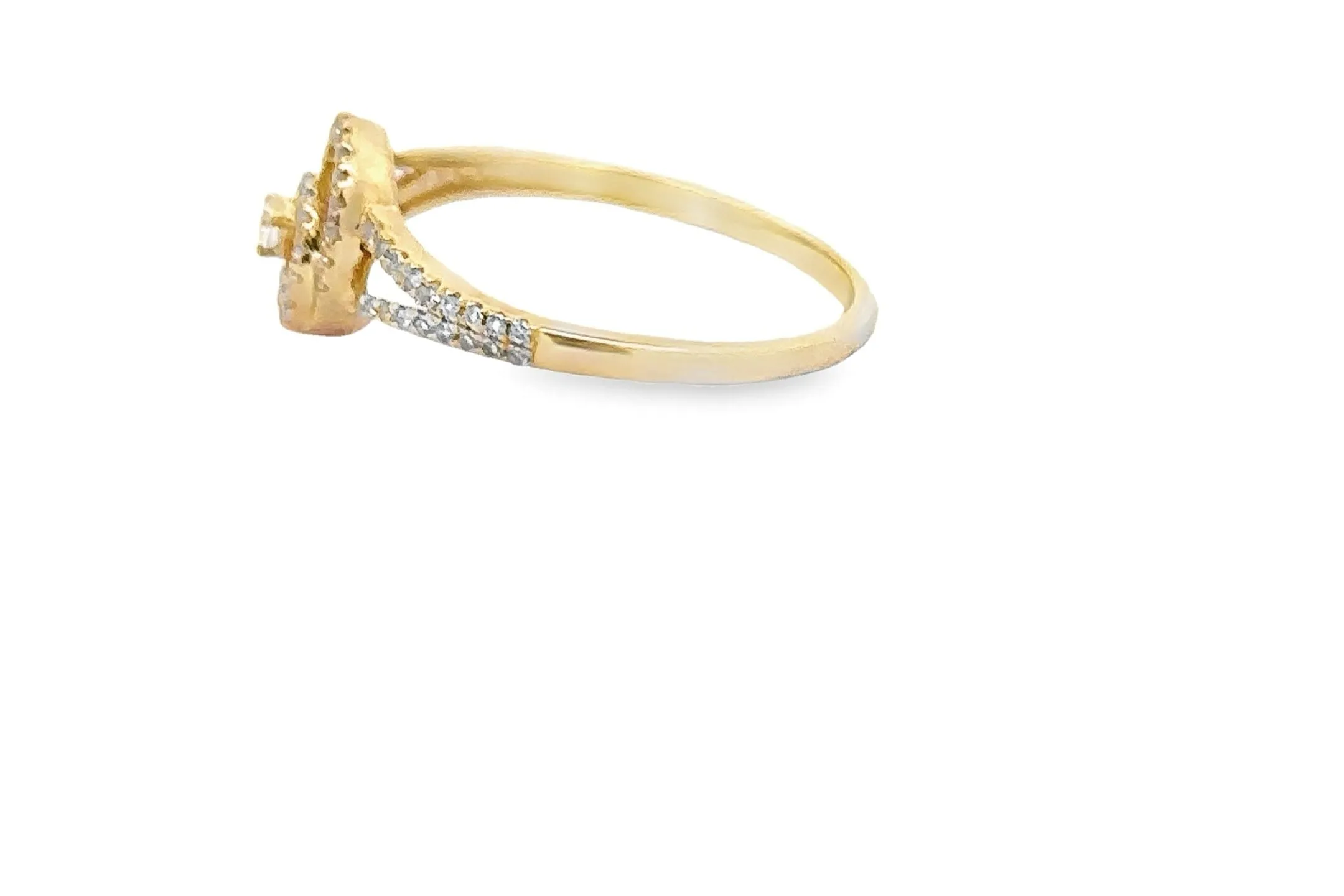 10K Gold 0.20 CTW Diamond Ladies Ring