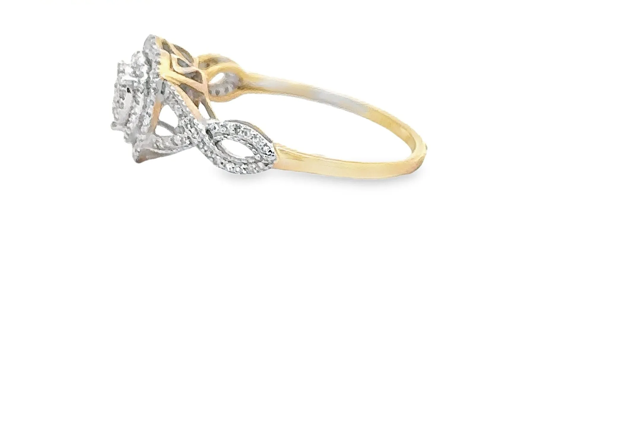 10K Gold 0.23 CTW Diamond Ladies Ring