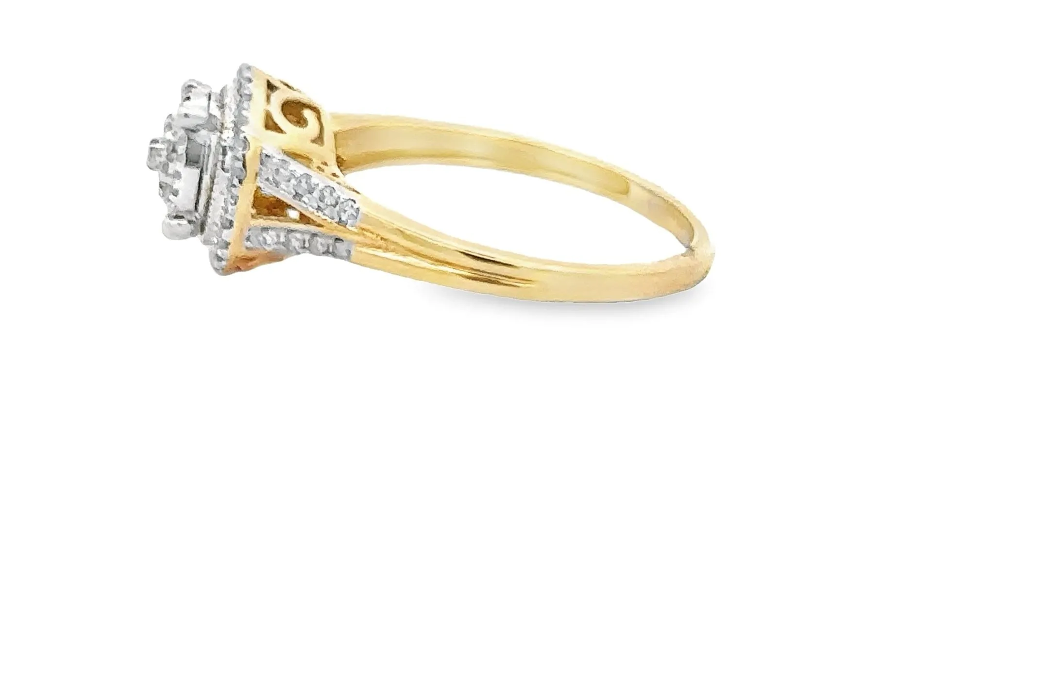 10K Gold 0.25 CTW Diamond Ladies Ring