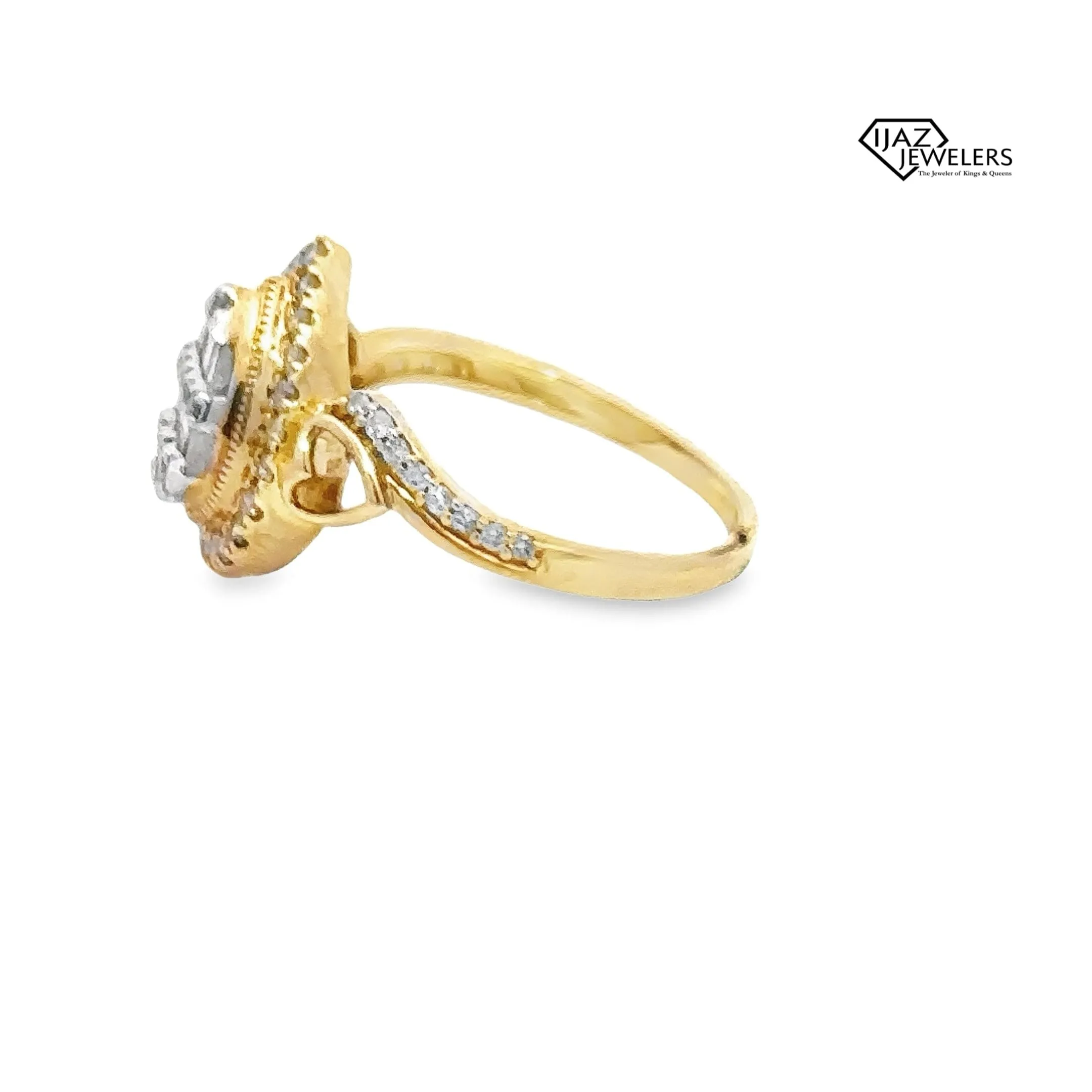 10K Gold 0.73 CTW Diamond Ladies Ring