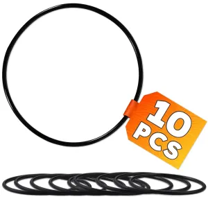 10Pcs Black Jelly Bracelets - Silicone Bracelet - Black Rubber Bands - 80s Chola Bands - Adult Size