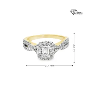 14K Gold 0.99 CTW Diamond Ladies Ring