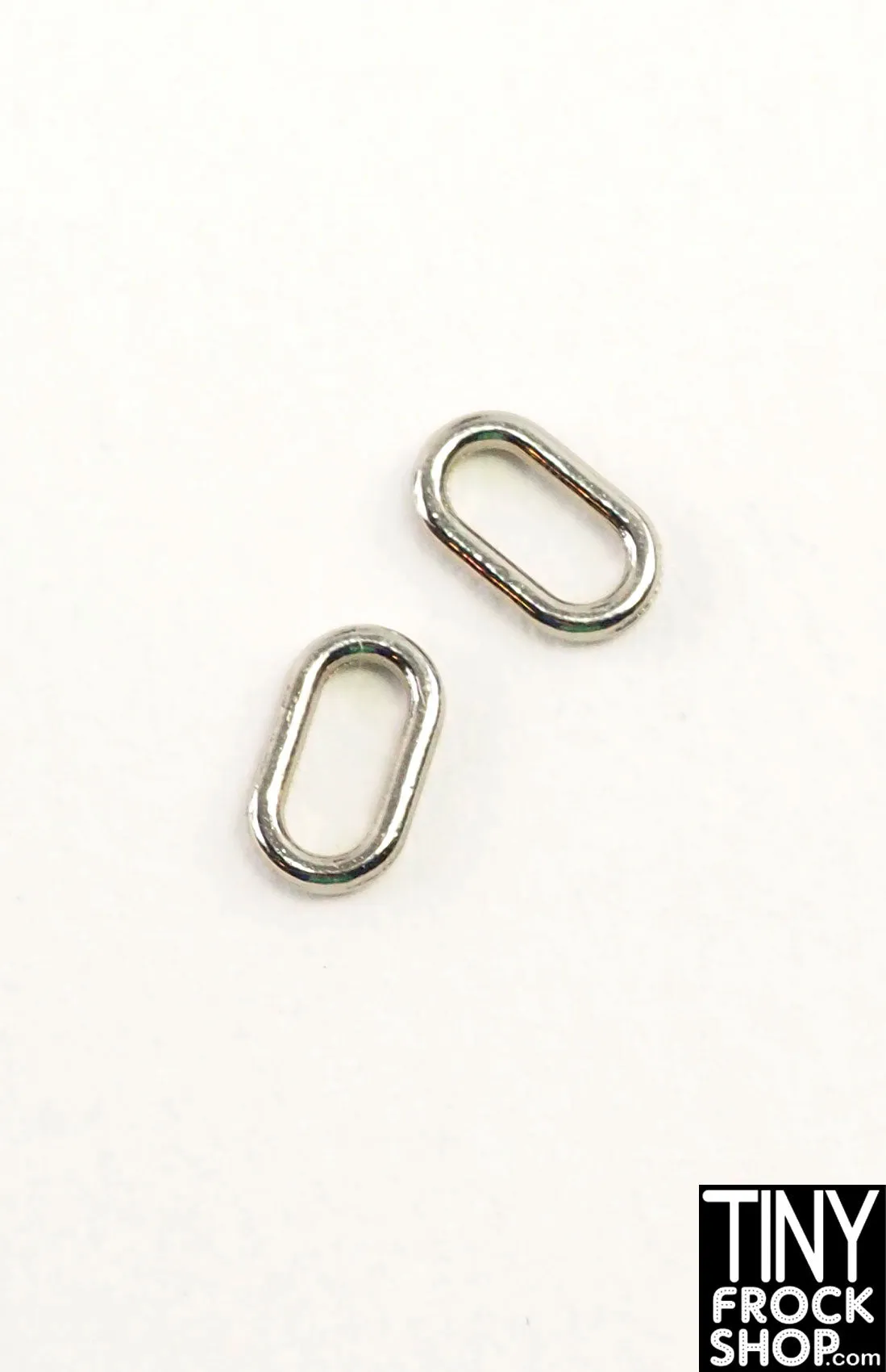 5MM - 12" Fashion Doll Mini Metal Oval Rings