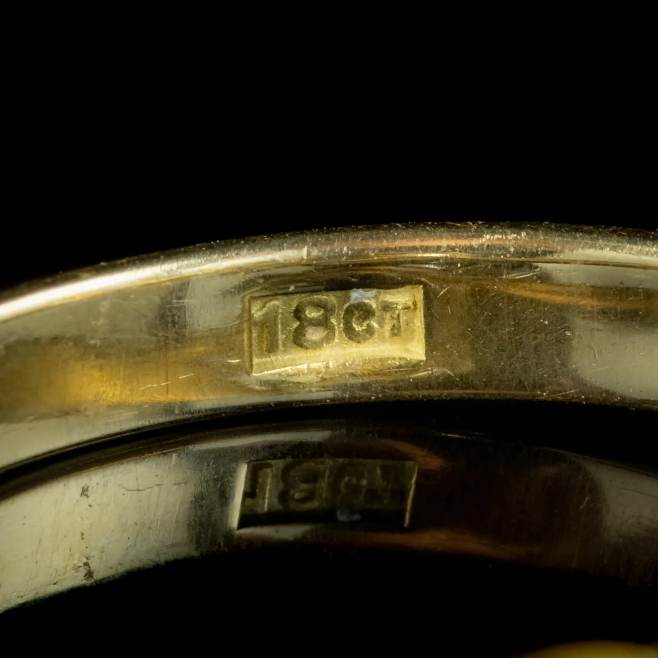 Antique Edwardian Sapphire Diamond Trilogy Twist Ring 18ct Gold Circa 1905