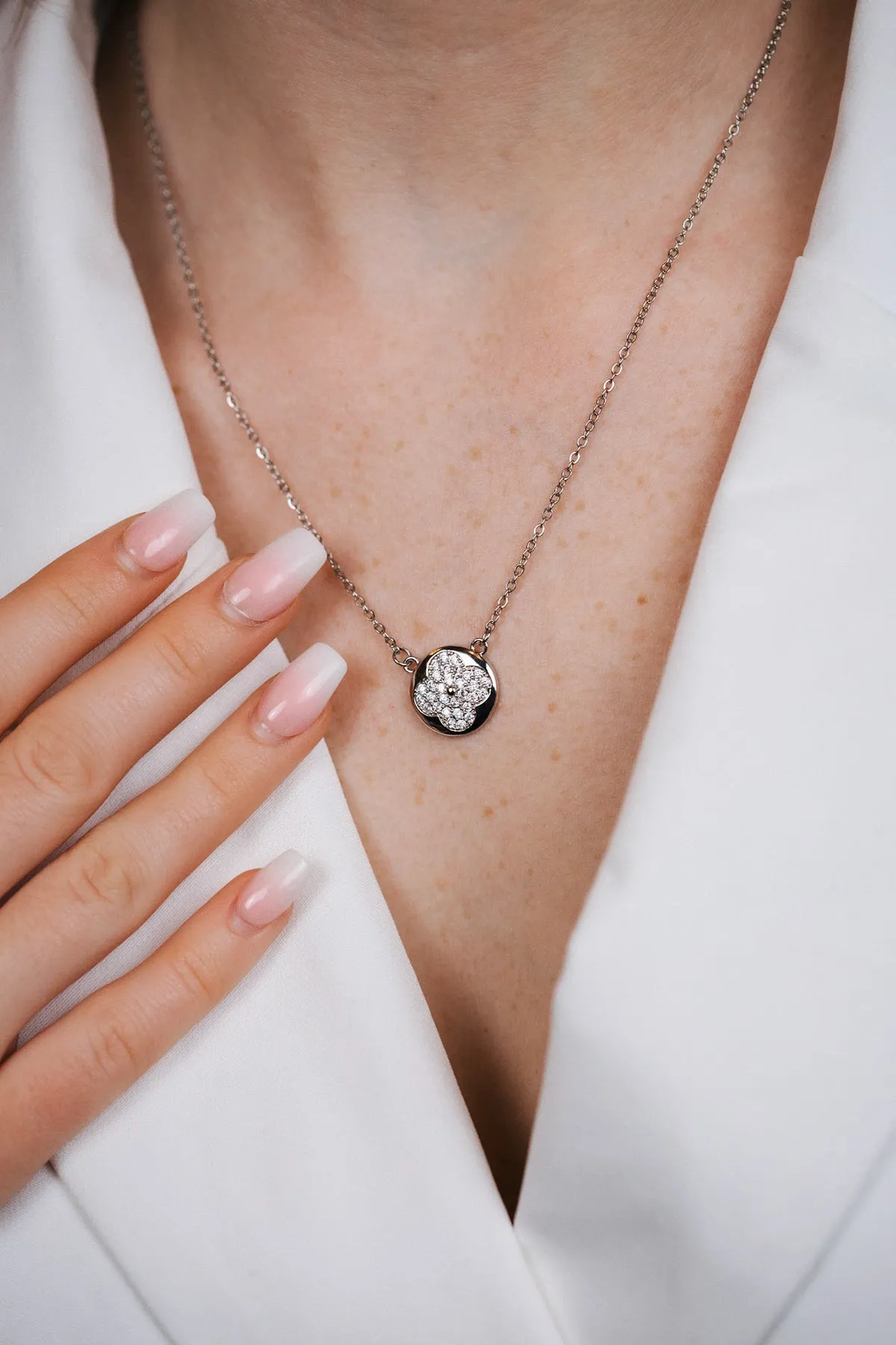 Blossom Up 316L Stainless Steel Necklace