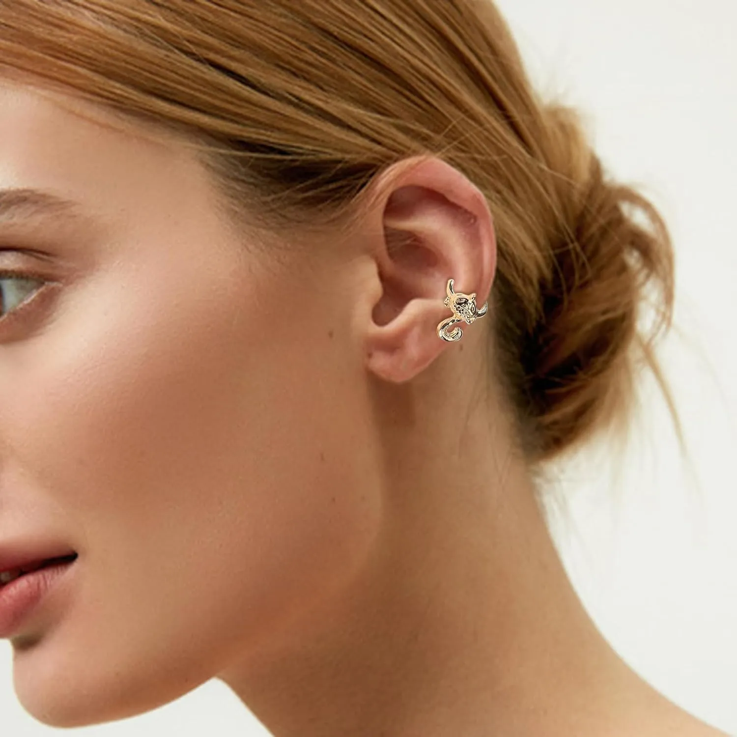 Cat Earrings Stud Cute Cat Lover Gifts for Women Silver Frog Cuff Earrings Unique Gifts Fun Animal Earrings Cat Themed Gifts Jewelry for Women