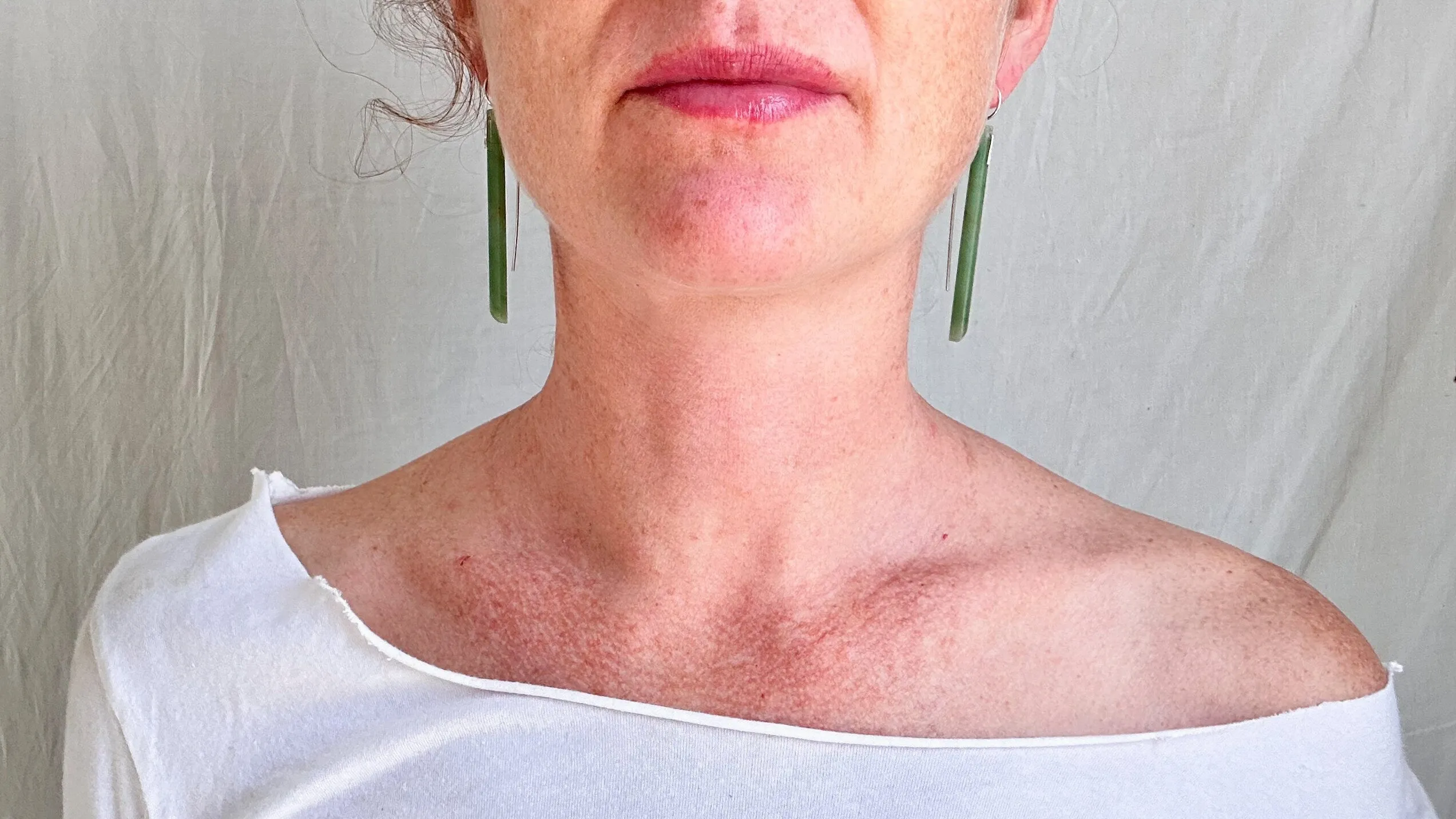 Jade & Sterling Silver Earrings. Canadian Jade. 1361