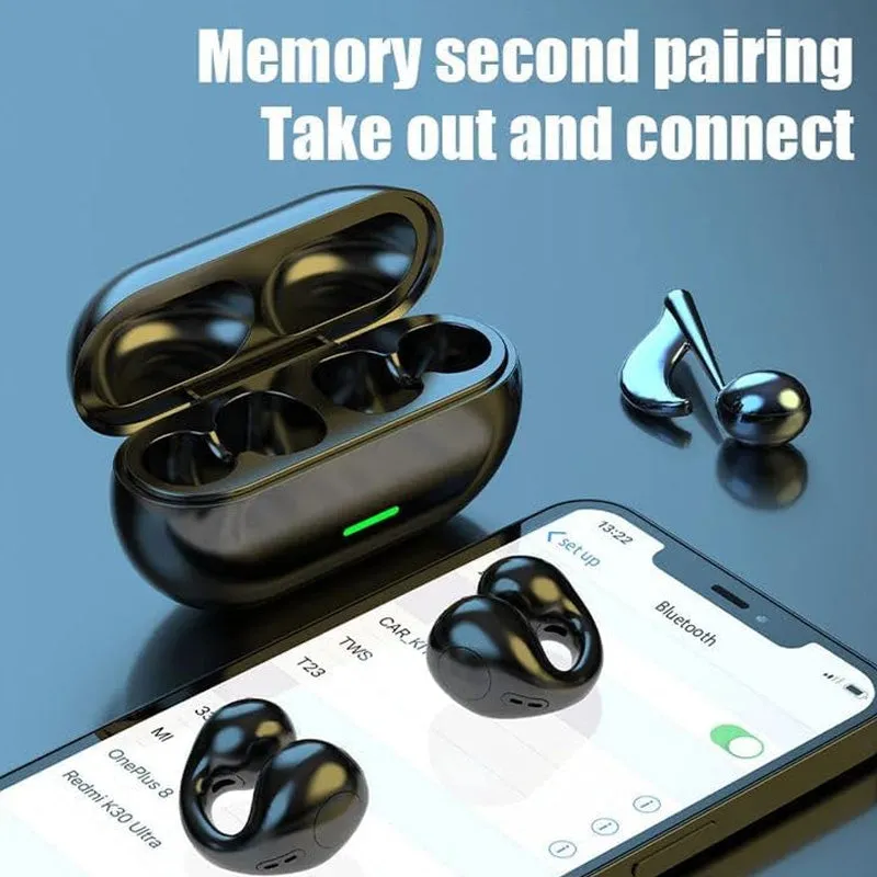 Lightweight Stylish Clip on Earbuds