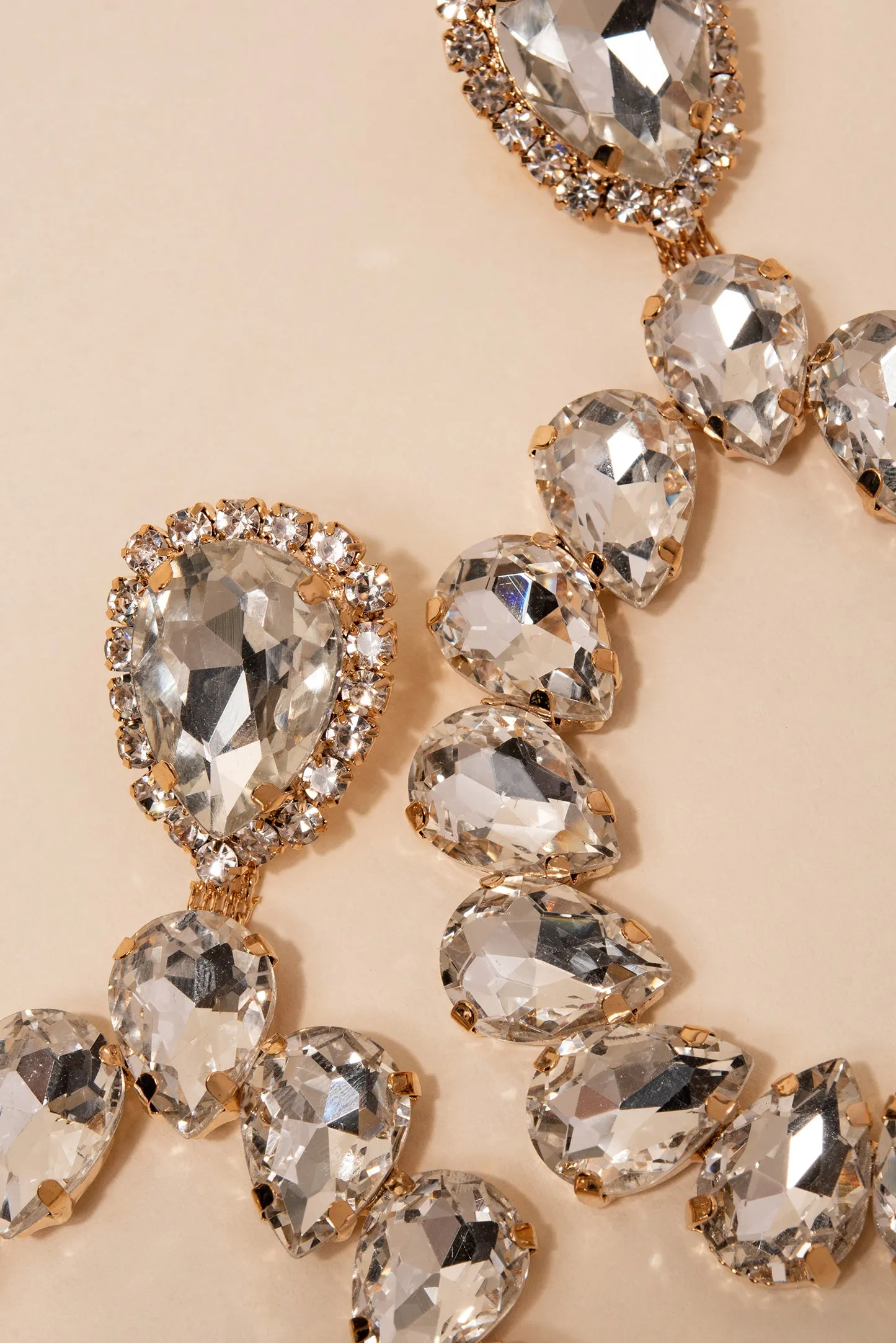 Loretta Statement Pear Drop Earrings