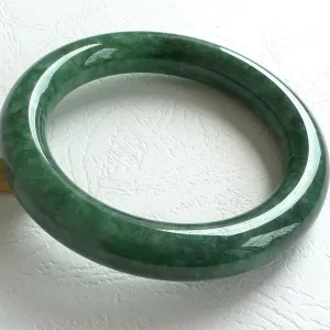 Natural Jade Bangle Jadeite Bangle Internal Diameter 55.8mm BER092