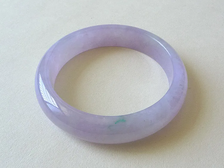 Natural Jade Bangle Jadeite Bangle Internal Diameter 55mm BER203