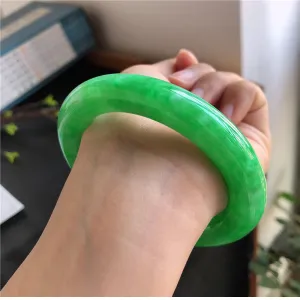 Natural Jade Bangle Jadeite Bangle Internal Diameter 57.3mm 00992