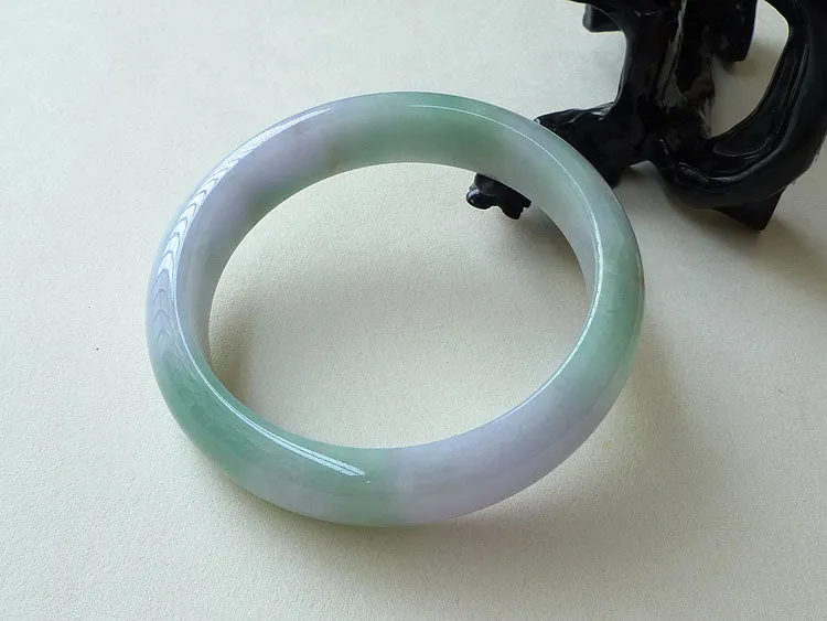 Natural Jade Bangle Jadeite Bangle Internal Diameter 57.5mm BER307