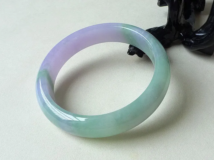 Natural Jade Bangle Jadeite Bangle Internal Diameter 57.5mm BER333
