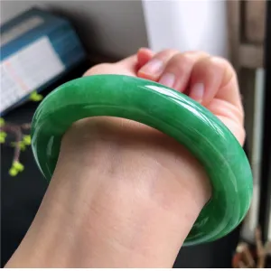 Natural Jade Bangle Jadeite Bangle Internal Diameter 57.7mm B131097