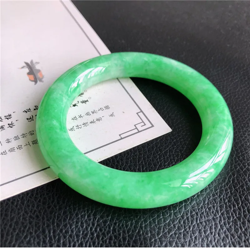 Natural Jade Bangle Jadeite Bangle Internal Diameter 57.7mm C9032524