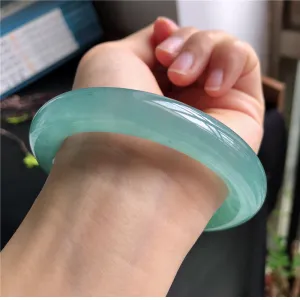 Natural Jade Bangle Jadeite Bangle Internal Diameter 57mm A4033021