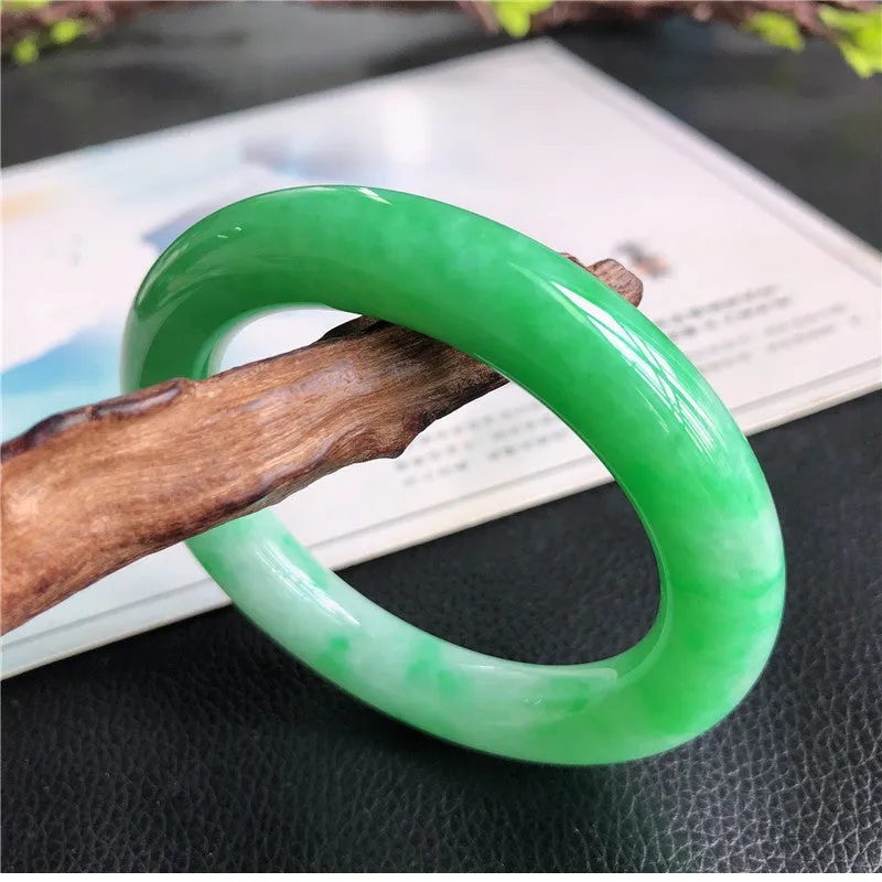 Natural Jade Bangle Jadeite Bangle Internal Diameter 57mm B8032932