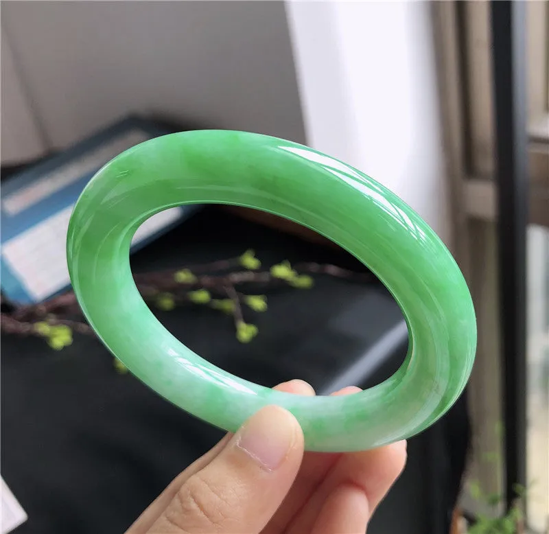 Natural Jade Bangle Jadeite Bangle Internal Diameter 57mm B8032932