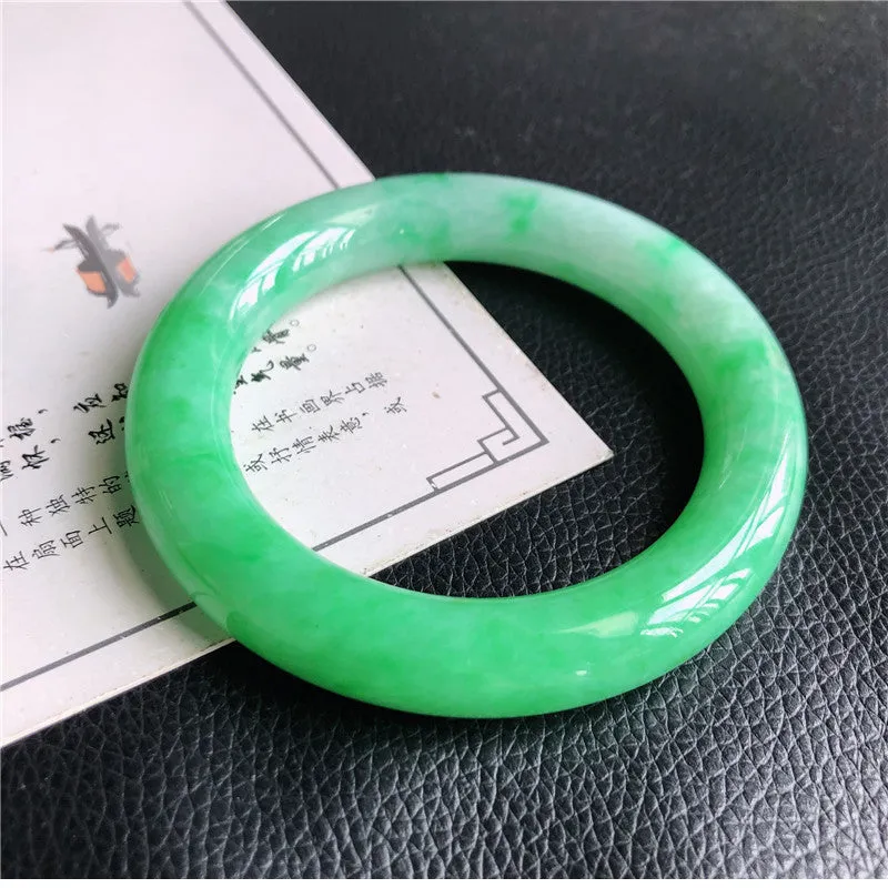Natural Jade Bangle Jadeite Bangle Internal Diameter 57mm B8032932