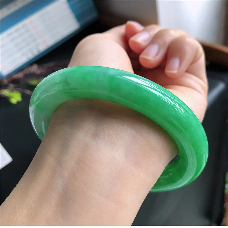 Natural Jade Bangle Jadeite Bangle Internal Diameter 57mm B8032932