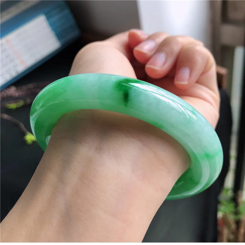 Natural Jade Bangle Jadeite Bangle Internal Diameter 57mm B8032932