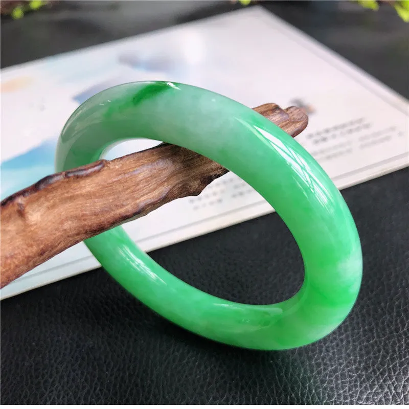 Natural Jade Bangle Jadeite Bangle Internal Diameter 57mm B8032932