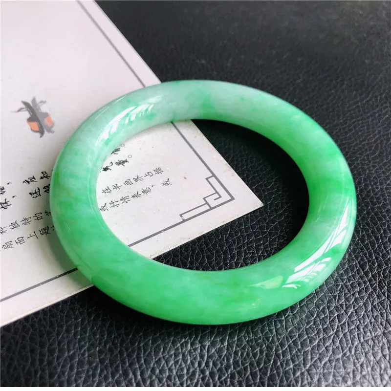 Natural Jade Bangle Jadeite Bangle Internal Diameter 57mm B8032932