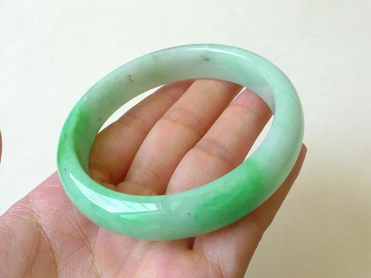 Natural Jade Bangle Jadeite Bangle Internal Diameter 58.5mm BER398