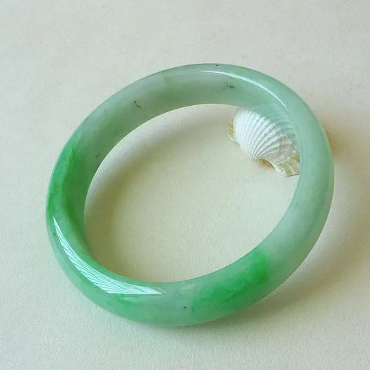 Natural Jade Bangle Jadeite Bangle Internal Diameter 58.5mm BER398