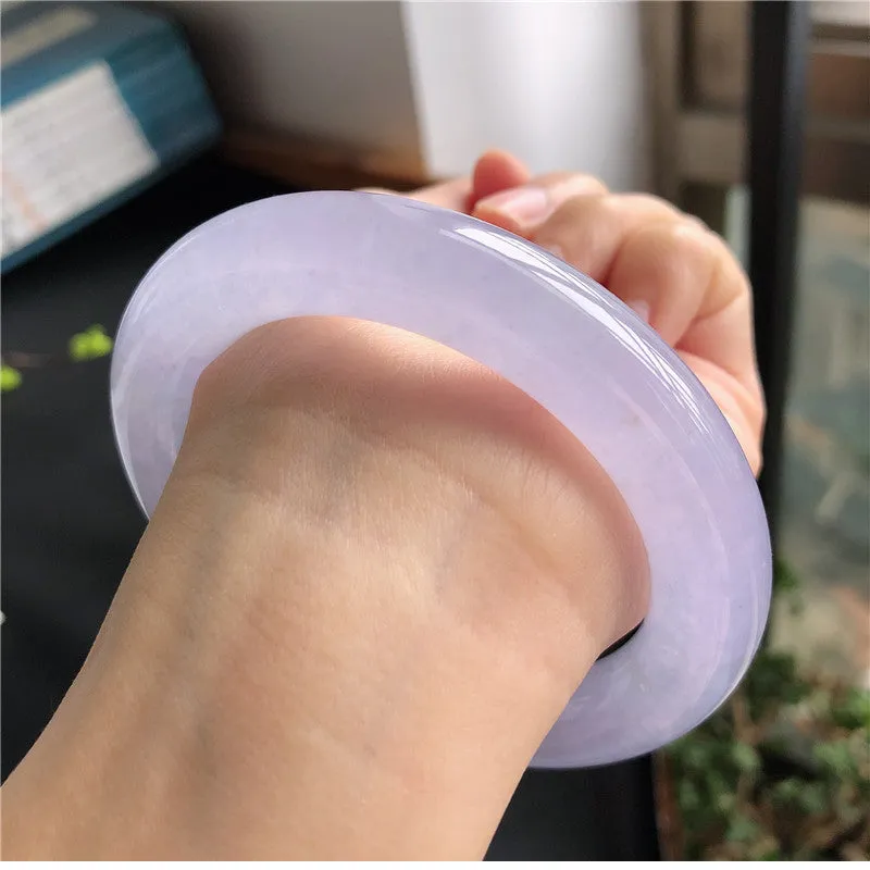Natural Jade Bangle Jadeite Bangle Internal Diameter 58.6mm B1022617