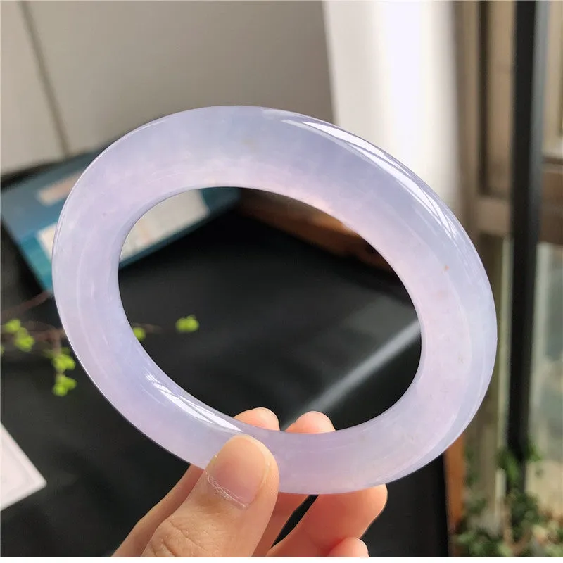 Natural Jade Bangle Jadeite Bangle Internal Diameter 58.6mm B1022617