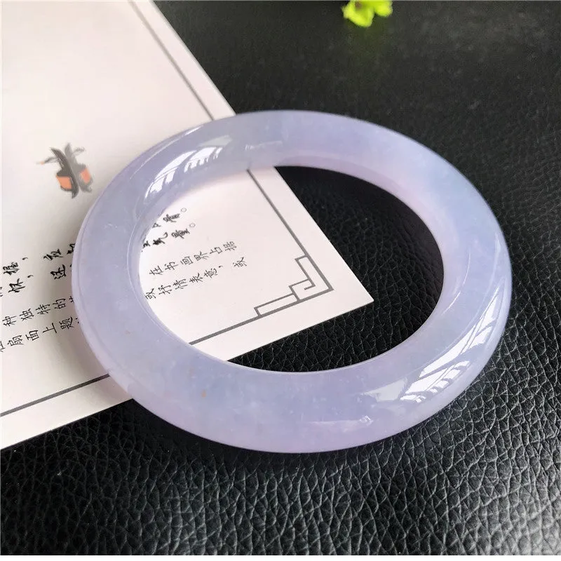 Natural Jade Bangle Jadeite Bangle Internal Diameter 58.6mm B1022617