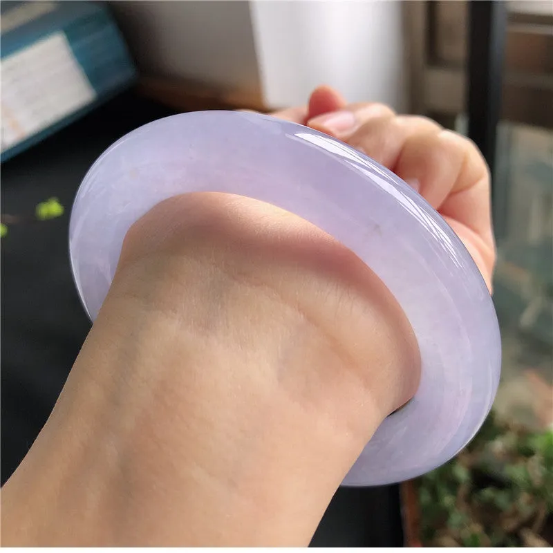 Natural Jade Bangle Jadeite Bangle Internal Diameter 58.6mm B1022617