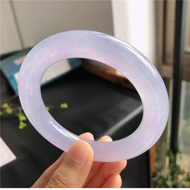 Natural Jade Bangle Jadeite Bangle Internal Diameter 58.6mm B1022617
