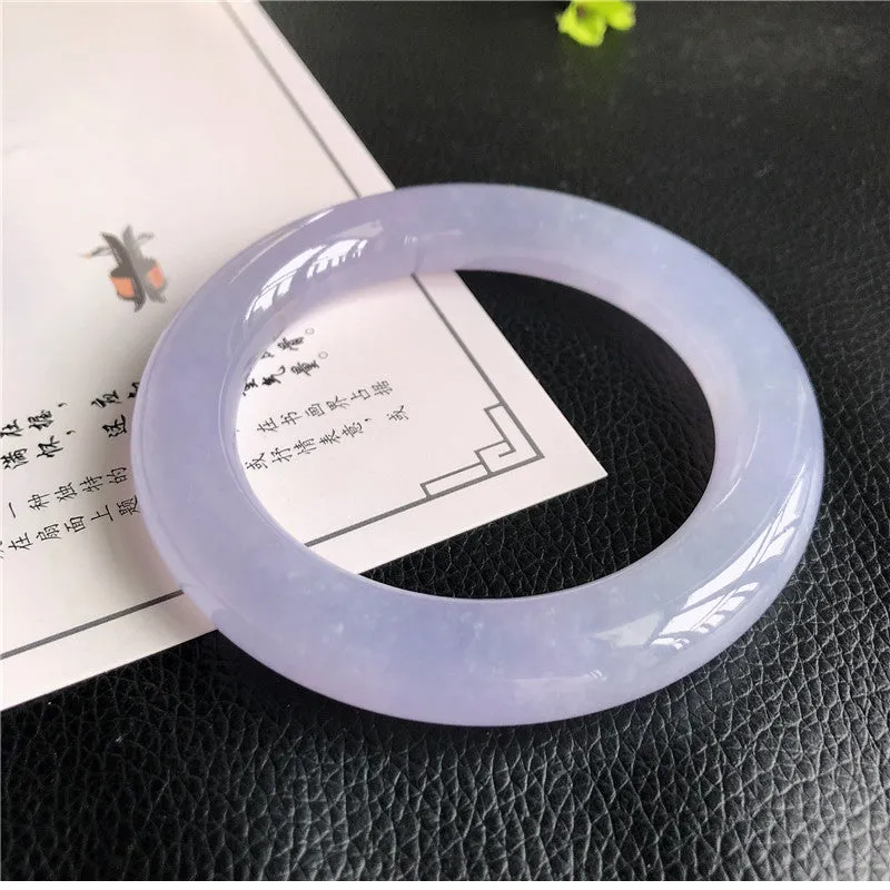 Natural Jade Bangle Jadeite Bangle Internal Diameter 58.6mm B1022617