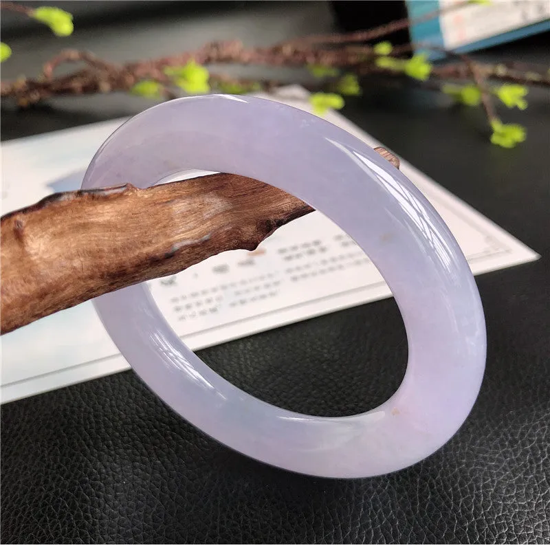 Natural Jade Bangle Jadeite Bangle Internal Diameter 58.6mm B1022617