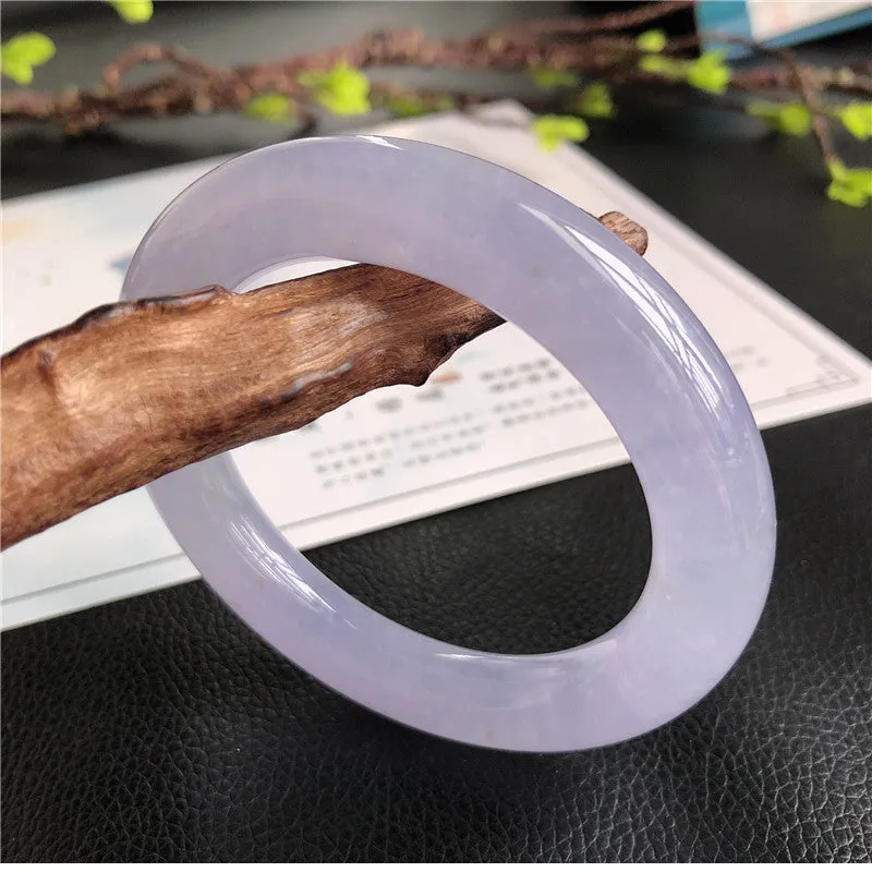 Natural Jade Bangle Jadeite Bangle Internal Diameter 58.6mm B1022617