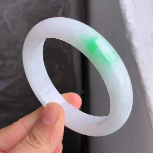 Natural Jade Bangle Jadeite Bangle Internal Diameter 59.0mm NBE093