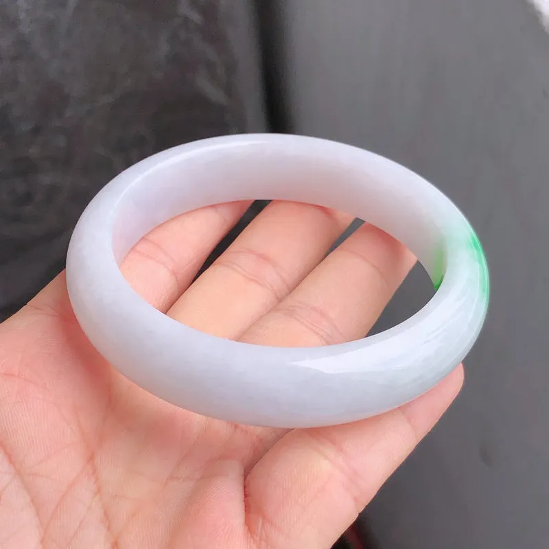 Natural Jade Bangle Jadeite Bangle Internal Diameter 59.0mm NBE093