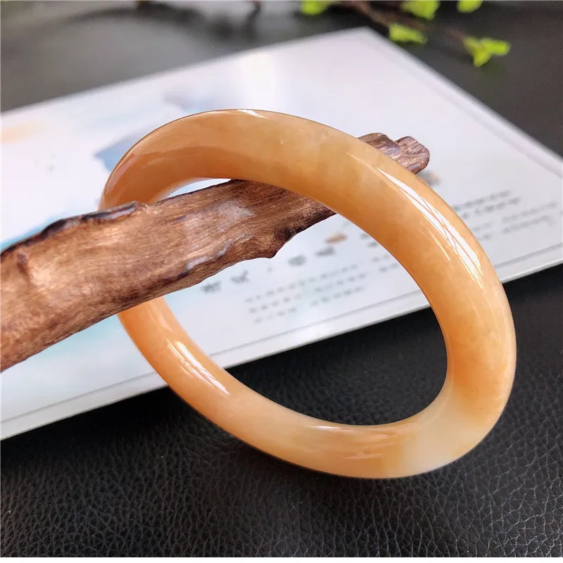 Natural Jade Bangle Jadeite Bangle Internal Diameter 59.3mm 00818