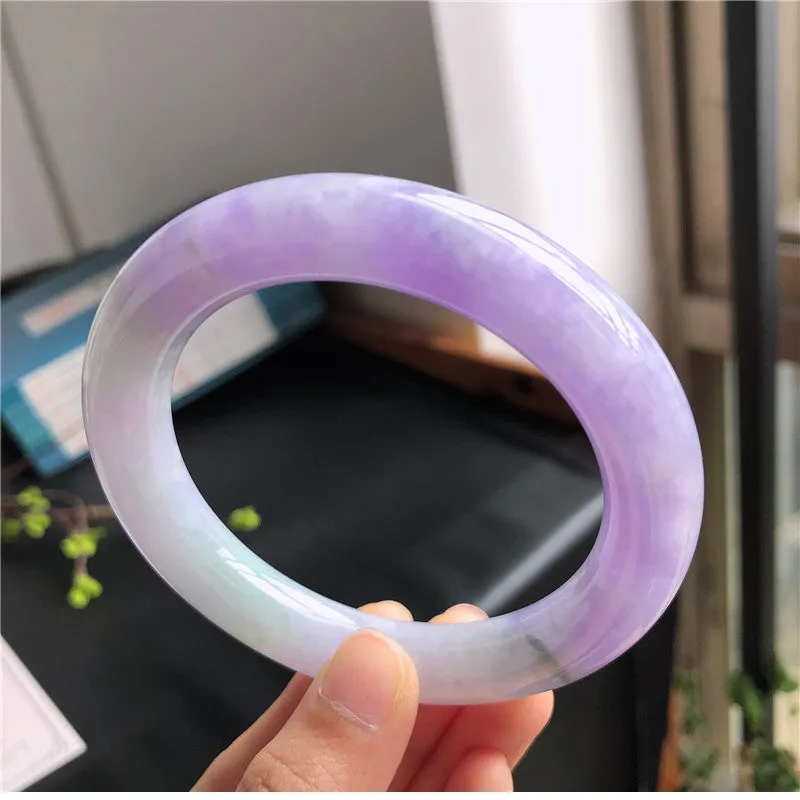 Natural Jade Bangle Jadeite Bangle Internal Diameter 59.8mm B1022735