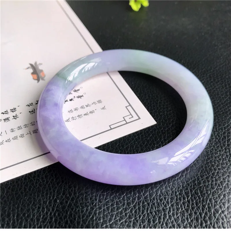 Natural Jade Bangle Jadeite Bangle Internal Diameter 59.8mm B1022735