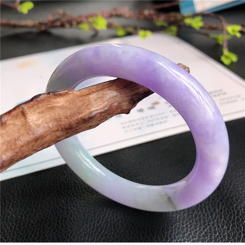 Natural Jade Bangle Jadeite Bangle Internal Diameter 59.8mm B1022735