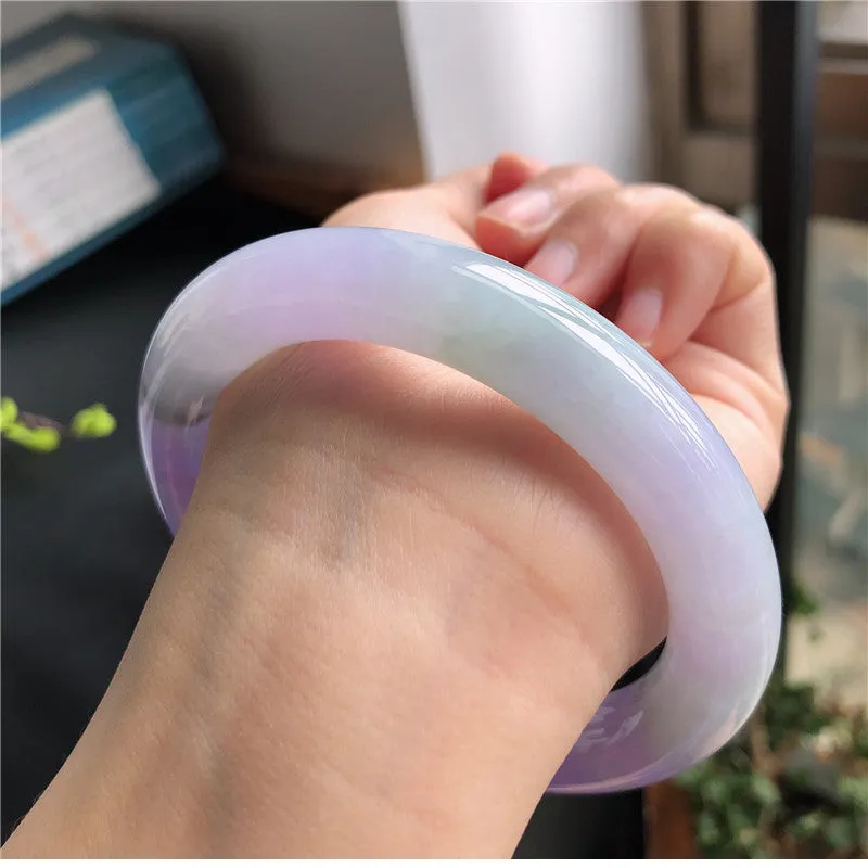 Natural Jade Bangle Jadeite Bangle Internal Diameter 59.8mm B1022735