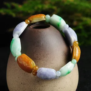 Natural Jade Bracelet Jadeite Bracelet BT48