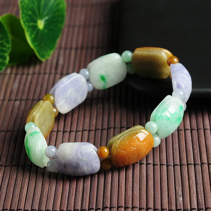 Natural Jade Bracelet Jadeite Bracelet BT48