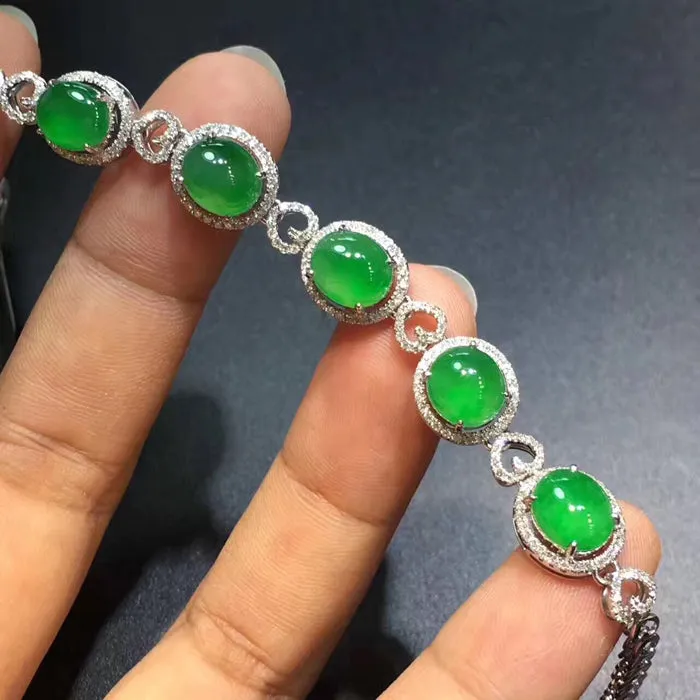 Natural Jade Bracelet Jadeite Bracelet NBT06